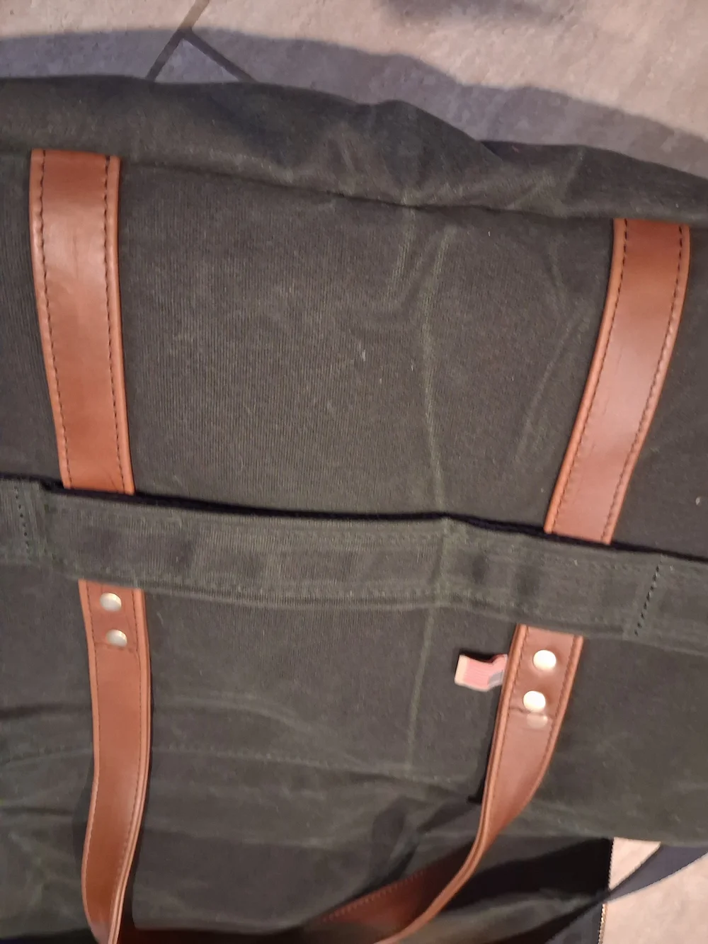 Hudson Sutler Heritage Weekender - Waxed Hunter green/ Brown Pebble Beach Gold
